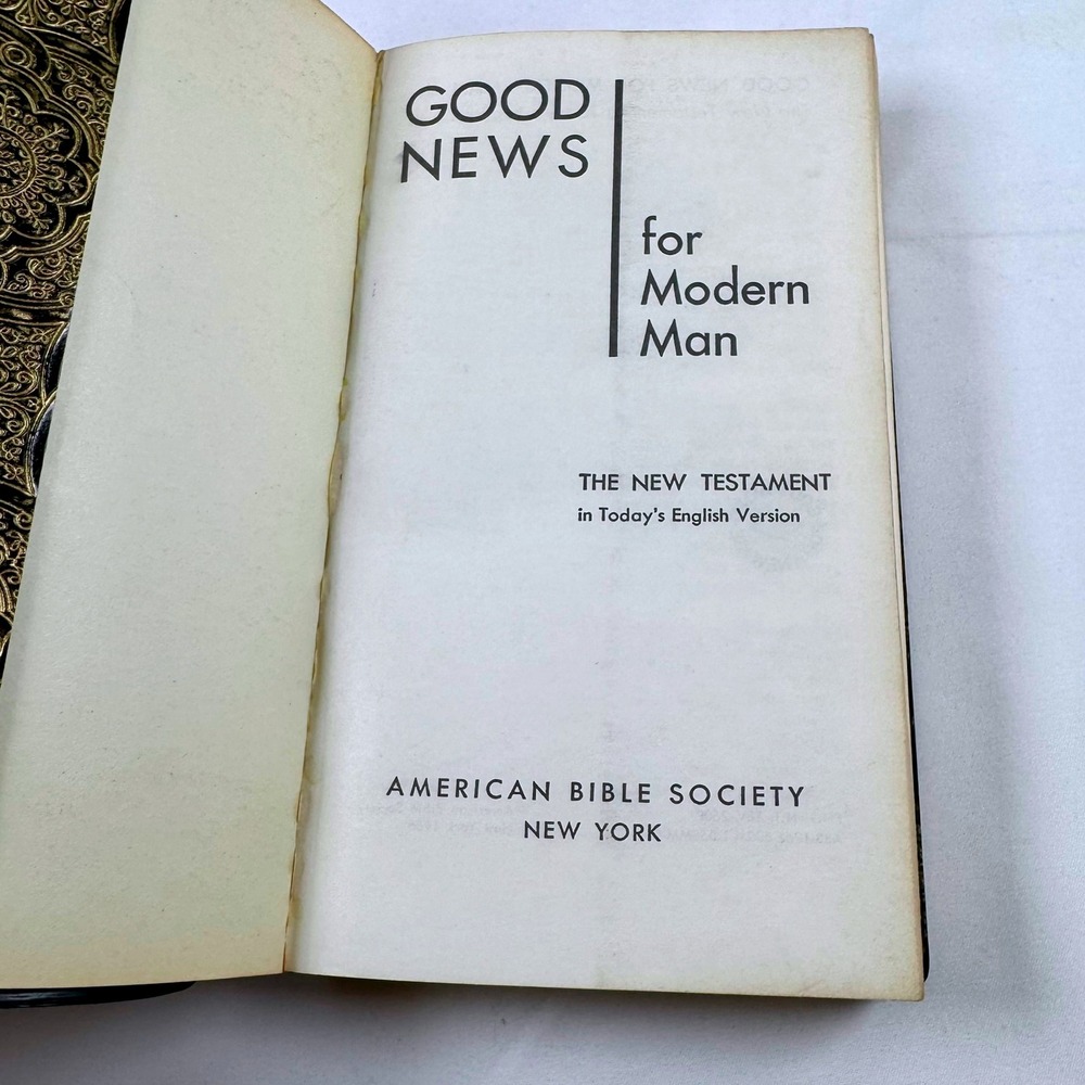 Good News for Modern Man New Testament American Bible Society 1966 Father Dad